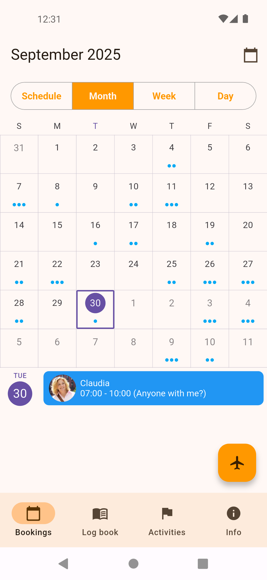 Bookings - Month