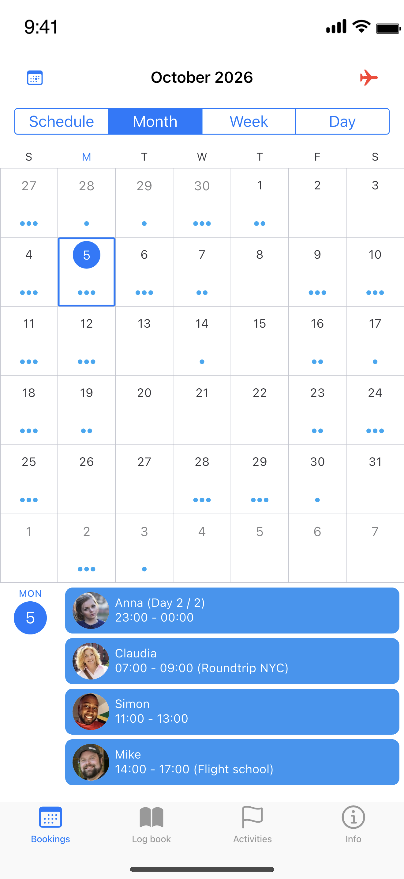 Bookings - Month